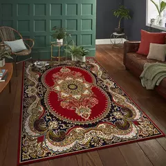 Bohemia tapetes da sala de estar decoração quarto deluxe anti deslizamento tapetes grande área tapete lounge tapete persa lavável - comprar online
