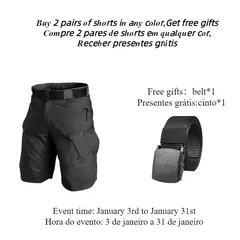 Shorts táticos militares ao ar livre para homens, shorts urbanos impermeáveis, calças trekking, tamanho grande, para caminhadas, verão - comprar online
