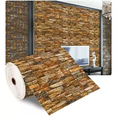 Auto-adesivo Antique Foam Brick Wallpaper, 3D Wall Sticker, impermeável, Sala, - Wolf Magazine