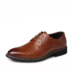 Sapatos masculinos de couro casual, sapatos luxuosos, sapatos sociais masculinos, designer britânico de ponta pontiagudos, marrom suave, negócios de casamento na internet