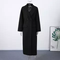Imagem do O pescoço sólido casaco feminino manga cheia zíper senhora jaqueta 2025 moda vintage em linha reta outono todos os jogos highstreet feminino outwear