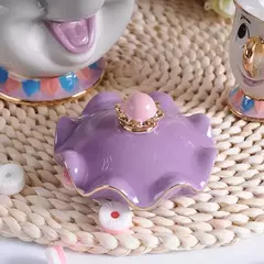 Disney-Bule bonito dos desenhos animados, Beleza e The Beast Coffee Pots Caneca, Mrs Potts, Chip Cup, Tea Pots, One Tea Sets, MINISO, Novo - comprar online
