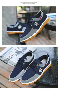 2025-sapatos casuais masculinos mocassins de trabalho vulcanizados malha leve homem sapatos esportivos sapatos de lona para homem/zapatos para hombres na internet