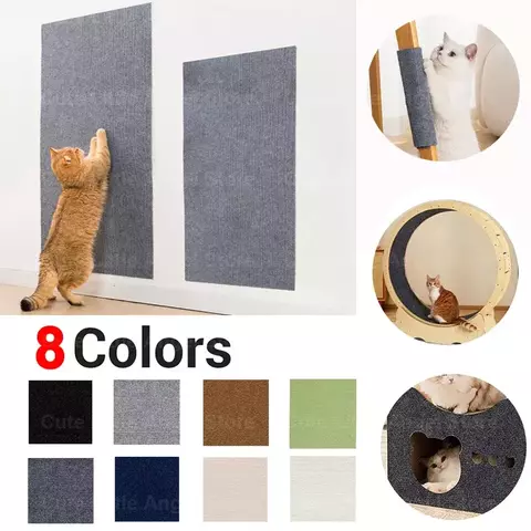 Anti gato risco sofá diy gatos placa de risco sofá proteção patas afiar aparável auto-adesivo tapete gatos placa de risco