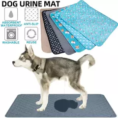 Cão xixi almofada cobertor reutilizável absorvente fralda lavável filhote de cachorro almofada de treinamento pet cama urina esteira para animal de estimação capa de assento de carro suprimentos para animais de estimação