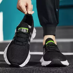 Tênis de corrida antiderrapante masculino, tênis de corrida leve e suave, calçados esportivos casuais ao ar livre, resistente ao desgaste de caminhada, escolha - Wolf Magazine