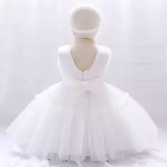 Elegante vestido de tule para meninas, bebê infantil, 1st Birthday, Vestidos de batismo, Kids Wedding Party, Toddler Clothes, Verão - comprar online