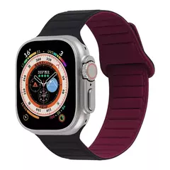 Pulseira Magnética de Laço de Silicone para Relógio Apple, Banda, Ultra, 49mm, 45mm, 44mm, 40mm, 41mm, Pulseira para Série iWatch, Ultra 8, 7, 6, SE, 5, 4, 3 - comprar online