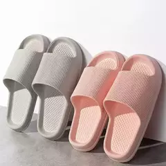 Chinelos antiderrapantes de banheiro para homens e mulheres, confortáveis sandálias ao ar livre, flip-flop de praia, sola macia, eva, leve, nova moda, verão - comprar online
