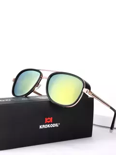 Tony stark óculos de sol para homens e mulheres, estilo steampunk, vintage, vermelho, gradiente, uv400 na internet