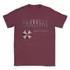 Unisex Vintage 100% algodão Tees, lembrança agradável Resident Evil, presentes de guarda-chuva para fãs, camisas para adultos, camisas para homens e mulheres
