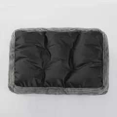 Cama para cão gato animal de estimação quadrado casil de pelúcia médio pequeno cão sofá cama almofada pet calmante cama do cão casa suprimentos para animais de estimação acessórios na internet