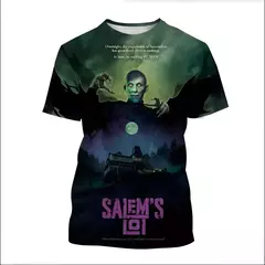 Camiseta de manga curta masculina, filme de terror, vampiro, impressa em 3D, hip-hop, casual, moda verão, novo, 2022 - comprar online