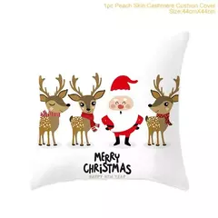 45cm capa de almofada de natal fronha 2024 decorações de natal para casa ornamento natal ano novo decoração de natal 2023 noel - Wolf Magazine