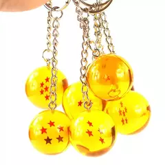 Dragon Ball Z Anime Chaveiro Infantil, Son Goku, Shenron, bola de cristal, figura de resina, brinquedo modelo, presente, 2,7 cm, 7 peças por conjunto - Wolf Magazine