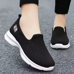 Imagem do Sapatos confortáveis para mulheres, sapatilhas de balé, sapatilhas para meias, tênis casual, sapatos femininos, primavera