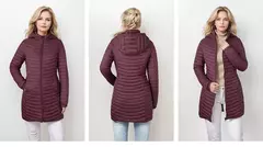 Imagem do SANTELON-Casaco Longo Embalável Puffer Feminino, Capuz Destacável, Peso Leve, Quente, Solto, Outwear Sólido, Tamanho Asiático