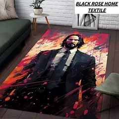 Imagem do Filme John Wick Tapete antiderrapante, arte da moda, cinema, sala de estar, sof?