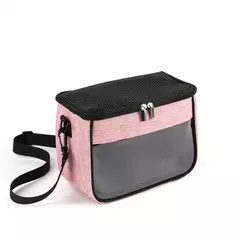 Portátil pequeno animal de estimação saco de viagem respirável saco de transporte animal coelho hamster ouriço furão ao ar livre bolsa de ombro inclinada - comprar online