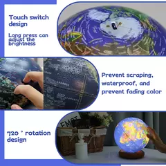 Globo Educacional Inteligente para Crianças, Brinquedo AR Interativo, Ideal para Aprendizagem Pré-Escolar, Presente de aniversário para meninos e meninas, Brinquedos STEM - loja online
