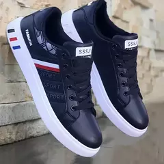 Sapatilhas masculinas de luxo vulcanizadas, sapatos masculinos esportivos ao ar livre, sapatilha flats da moda, tênis, primavera, outono, 2022 na internet