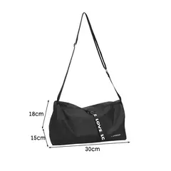 Bolsa de ombro multifunções para homens e mulheres, bolsa esportiva ultraleve para academia, yoga, ao ar livre, viagem, treinamento
