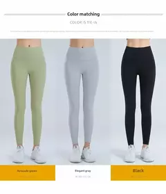 Leggings de cintura alta para mulher, calças apertadoras, corrida, Fitness, Treino, Lulu, Fábrica original, Naked Feeling, Lixar, Novo, 2022, Lulu - loja online