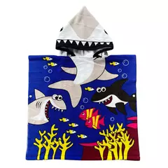 Imagem do Manto com capuz para crianças, toalha de banho do bebê, roupão, toalha de praia, robes infantis, acessórios do bebê