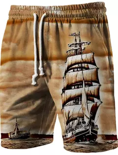 Royal Knight-Shorts de praia com secagem rápida masculina, calça casual masculina de musculação, verão street jogger, ginásio cintura baixa sexy sunga na internet