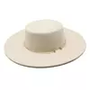 Chapéu liso de feltro de lã masculino e feminino, elegante chapéu grosso na moda, 4 estações, nova moda 10cm, unissex