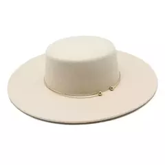 Chapéu liso de feltro de lã masculino e feminino, elegante chapéu grosso na moda, 4 estações, nova moda 10cm, unissex