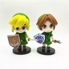 6 pçs/set Jogo A Lenda de Zelda Link Bonito PVC Action Figure Brinquedos 10cm na internet