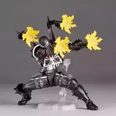 Novo venom revoltech incrível yamaguchi figuras agente veneno anime figura modelo coleção eugene thompson revoltech figura presente