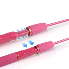 Dndyuju 1.5m crianças vara de isca de pesca iniciante vara de pesca bonito inclui molinete rosa verde disponível presente das crianças - Wolf Magazine