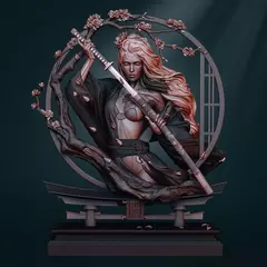 Imagem do Busto de figura modelo de resina, para samurai honor, GK, tema fantasia, kit desmontado e sem pintura