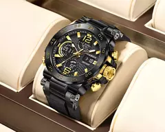 LIGE-Relógio de pulso impermeável LCD Dual Display masculino, relógios esportivos, despertador, militar, quartzo, novo, 50m na internet