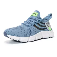 Homens tênis casuais verão respirável sapatos esportivos leve malha ao ar livre tênis de corrida atlético jogging tenis sapatos caminhada - comprar online