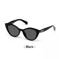 Imagem do Ruiao-Cat Eye óculos escuros para homens e mulheres, marca de luxo, designer, alta qualidade, carta, óculos, menina, moda, óculos, 2024