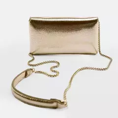 Bolsa de ombro única para mulheres, bolsa quadrada pequena, bolsa crossbody, bolsas prateadas, mini corrente, envelope, elegante - loja online