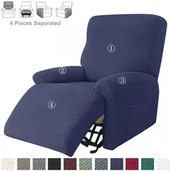 Jacquard Stretch Reclinável Sofá Covers, Poltrona elástica Split, Capa de cadeira antiderrapante, Cadeiras Lazy Boy, Slipcovers para sala de estar - Wolf Magazine