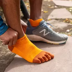 Injinji-meias de cinco dedos de tubo curto, fino, Coolmax, absorvente de suor, dedo do pé, fitness, corrida, primavera e verão - Wolf Magazine
