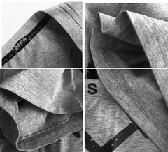 Algodão masculino solto camiseta de grandes dimensões, camiseta de ginástica masculina, streetwear de corrida, roupas fitness, moda esportiva verão, novo