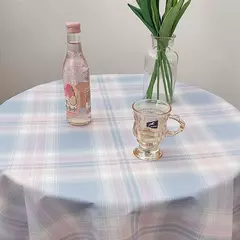 Coreano Xadrez Toalha De Mesa, Tecido Jacquard, Toalha De Mesa, Mat Background, Decoração De Casa, Mesa Moderna Nórdica, Sala De estar, Ins - comprar online