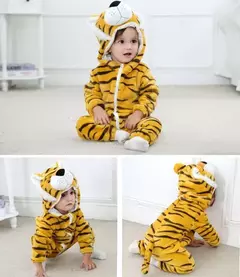 Macacão de flanela para bebés, Macacão Kigurumi, Macaco, Unicórnio, Vaca, Leão, Animal Cosplay, Pijama para 1 a 4 anos Crianças, Meninos, Inverno - Wolf Magazine