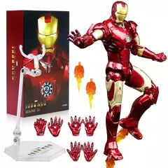 ZD Brinquedos Homem de Ferro Série Filme Action Figure, Movable Joint, Mark Dolls, MK1, MK2, MK3, MK4, MK5, MK6, MK7, MK42, MK43, MK50, 7 em na internet