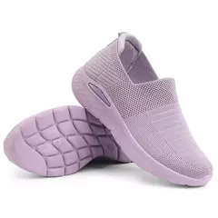 Tênis Flying Weave para mulheres, super leves, confortáveis sapatos vulcanizados, tênis respiráveis de malha feminina, verão