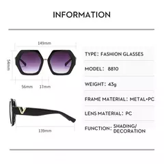 Imagem do Óculos de sol quadrados retrô para homens e mulheres, marca de luxo, óculos de sol femininos, óculos UV400, moda nova
