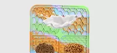 Silicone Slow Food Pad para Pet, lambendo almofada, suprimentos de alimentação para cachorros, Choke Proof, tigela de cachorro, gato, 1pc na internet