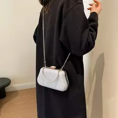 Saco de noite luxuoso para mulheres, alto design, banquete de festa, saco de glitter para senhoras, embreagem do casamento, bolsa de ombro, bolsa de corrente, marca na internet
