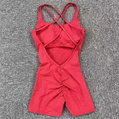Macacão de exercício Lycra para mulheres, roupa ativa, conjunto de ioga, legging, roupa de treino, roupas esportivas, academia, feminino, 2022, almofada